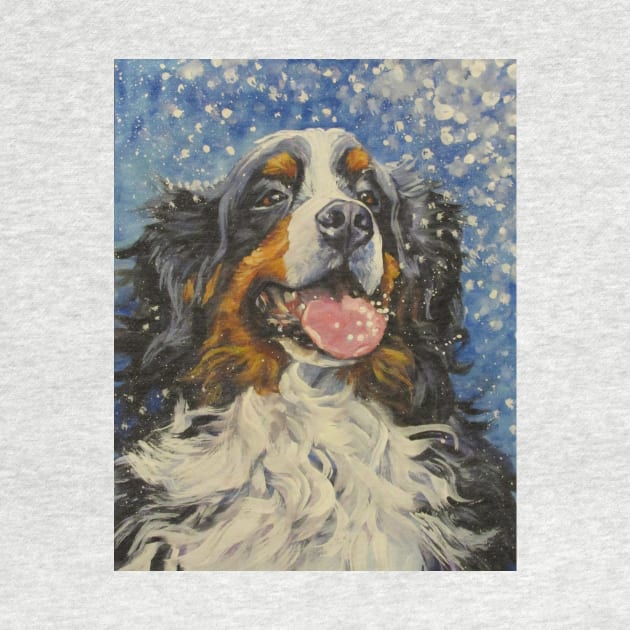 Bernese Mountain Dog Fine Art Painting by LASHEPARD